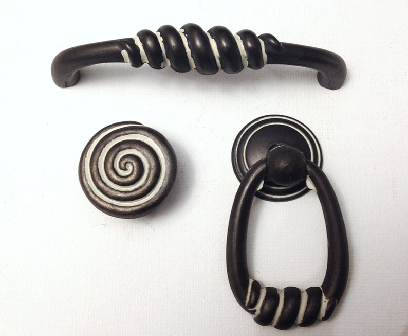 Aged Bronze Pulls Bronze Hardware Drawer Pulls Etsy