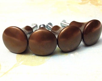 Contemporary Bronze Drawer Pulls, Minimalist Cabinet Knobs, Contemporary Cabinet Hardware, Loft Style Hardware, Urban Decor, Urban Chic