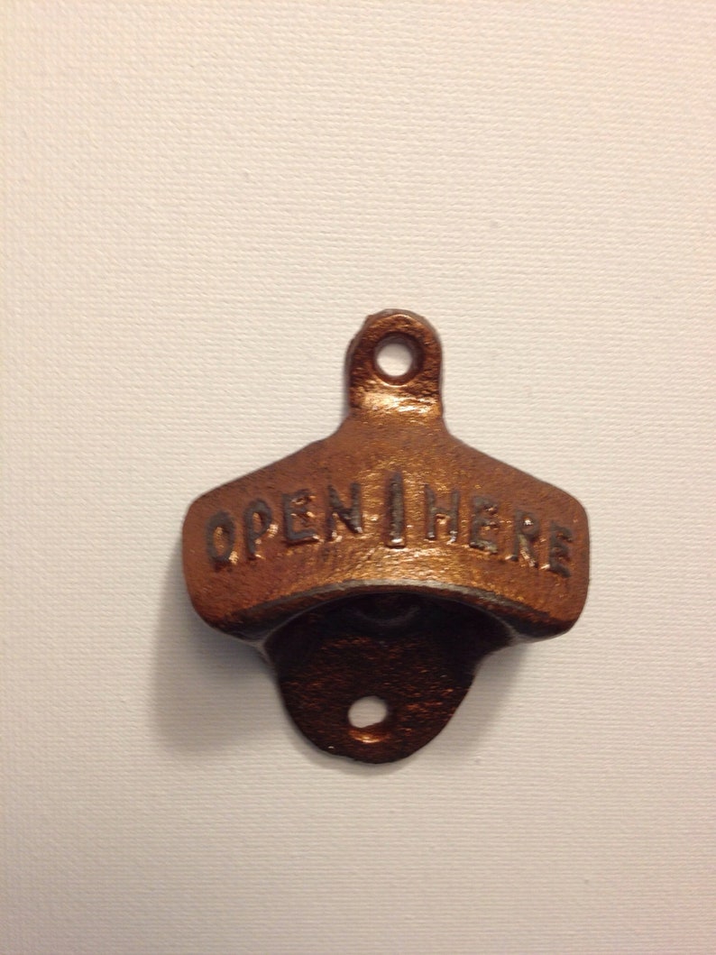 Bronze Bottle Opener Bronze Anniversary Gift for Men Fathers Etsy