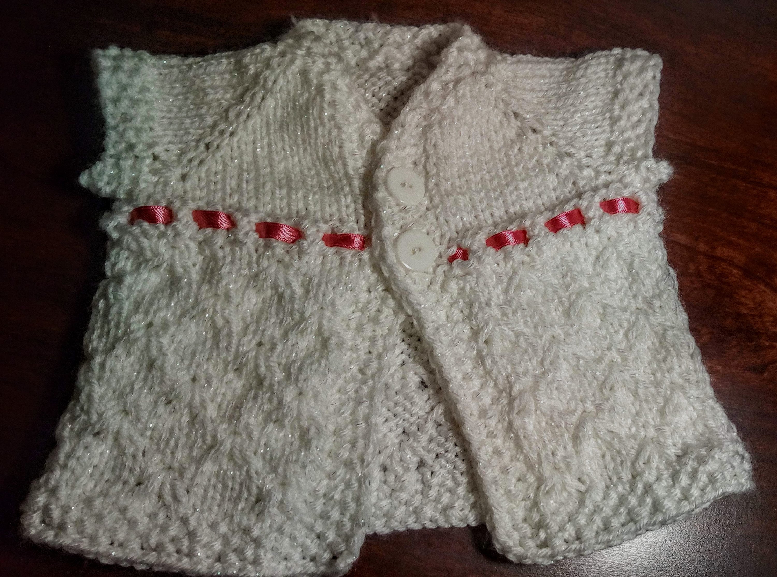 Lillian a baby sweater vest knitting pattern | Etsy