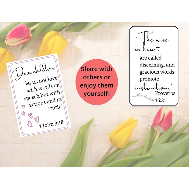 Printable Scripture Cards, Bible Bookmarks, Stationary - Etsy