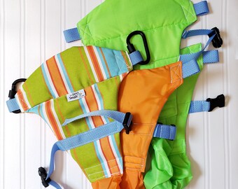 Multi Stripe The Swing Swaddle Child Safety Harness for Outdoor Swinging