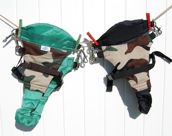 Multi Stripe The Swing Swaddle Child Safety Harness for Outdoor Swinging