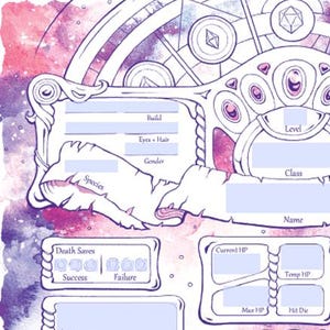 Form-Fillable Spellbound Character Sheets