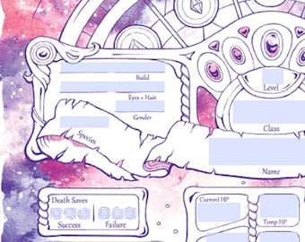 Form-Fillable Spellbound Character Sheets