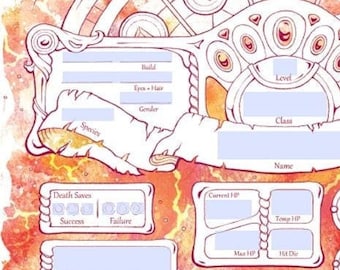 Form-Fillable Spellfire Character Sheets