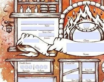 Form-Fillable Tavernsong Character Sheets