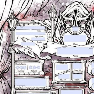 Form-Fillable Sidestep Character Sheets