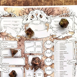 Boneyard Character Sheets - D&D 5e