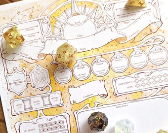 Daggerheart Character Sheets - Sunlit