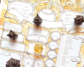 Clockwork Character Sheets - D&D 5e