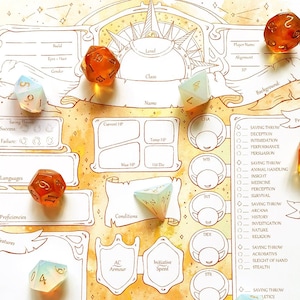 Sunlit Character Sheets - D&D 5e