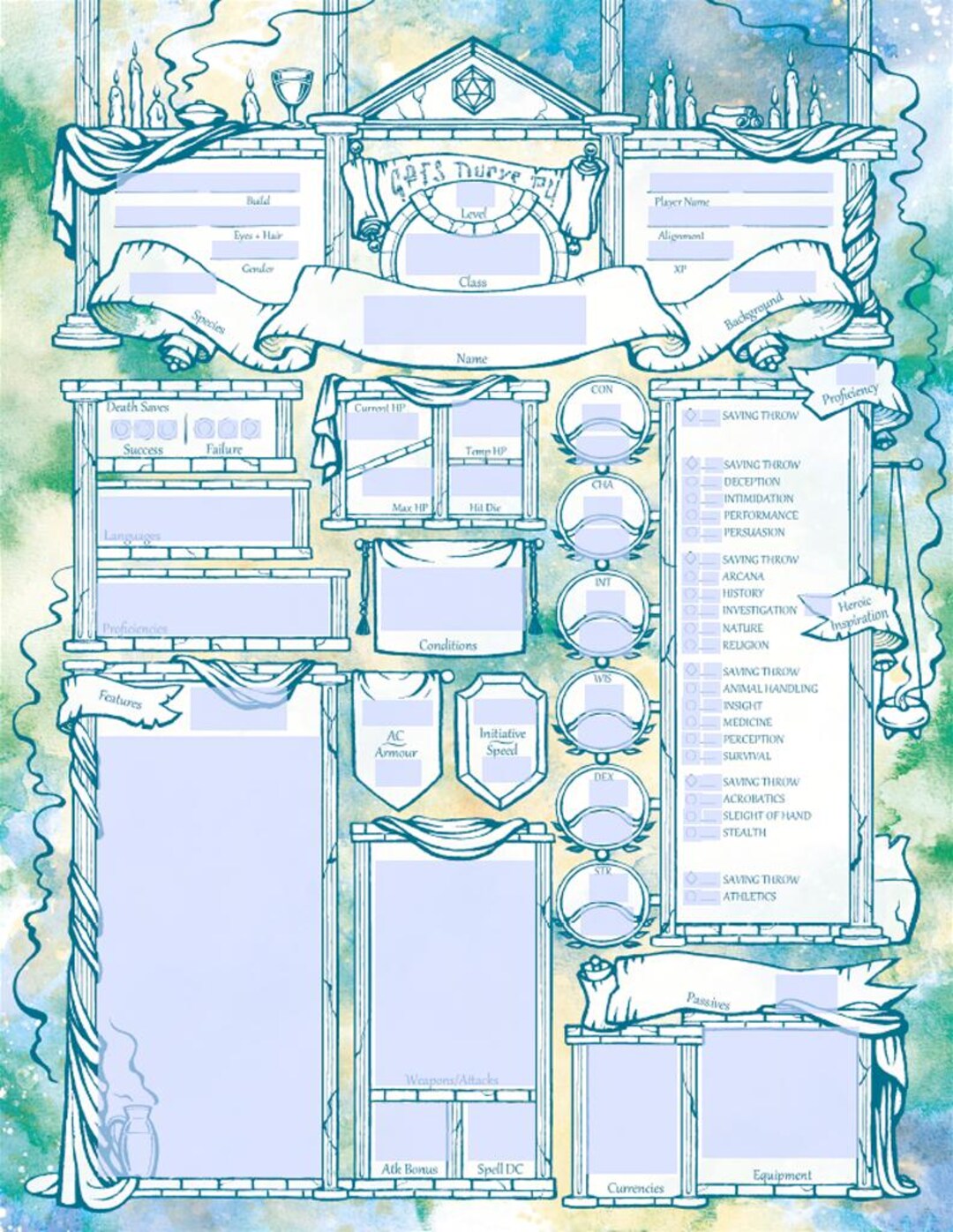 Form-fillable Oathkeeper Character Sheets - Etsy, image size:1080x1396