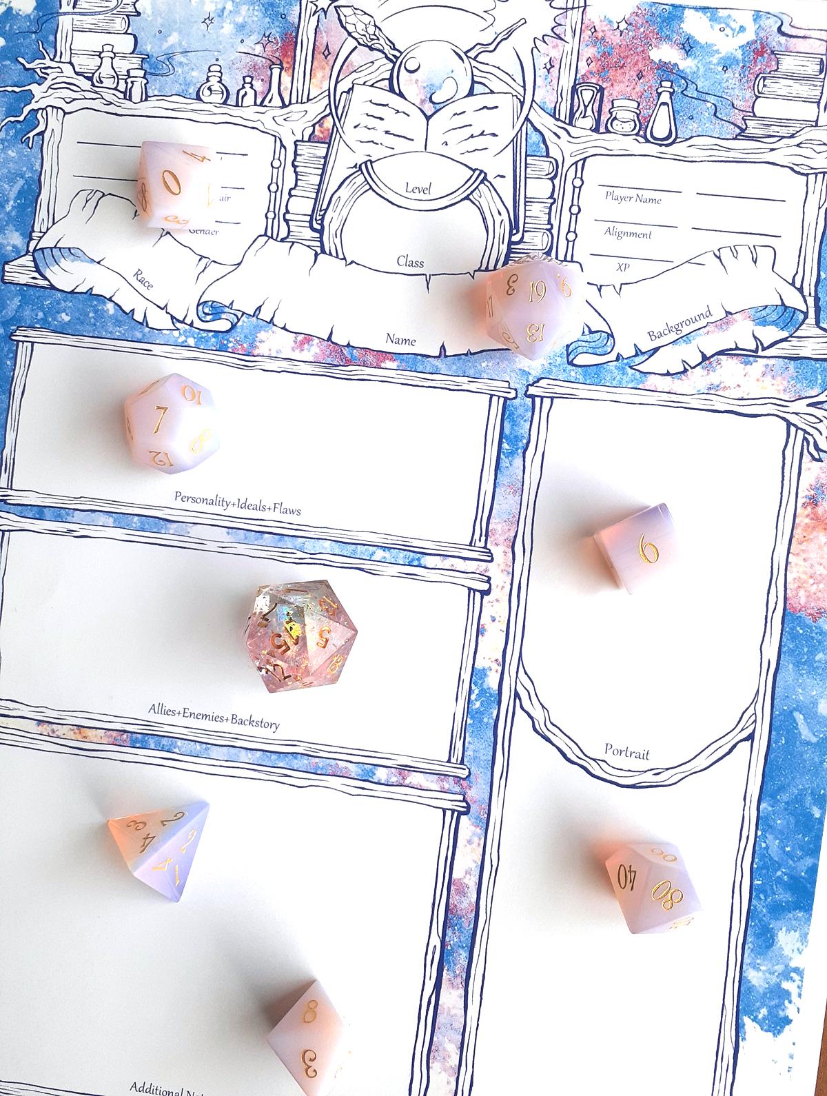 Form-fillable Loremaster Character Sheets - Etsy