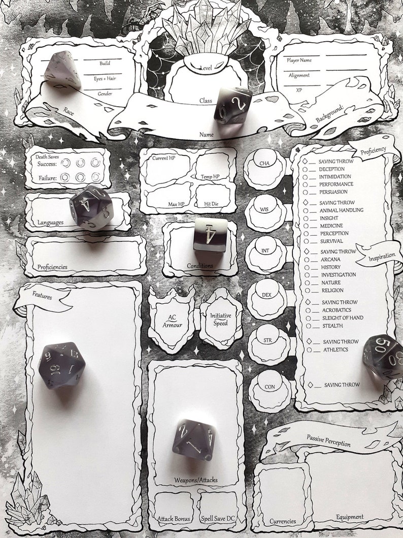 Underdark Character Sheets D&D 5e image 7