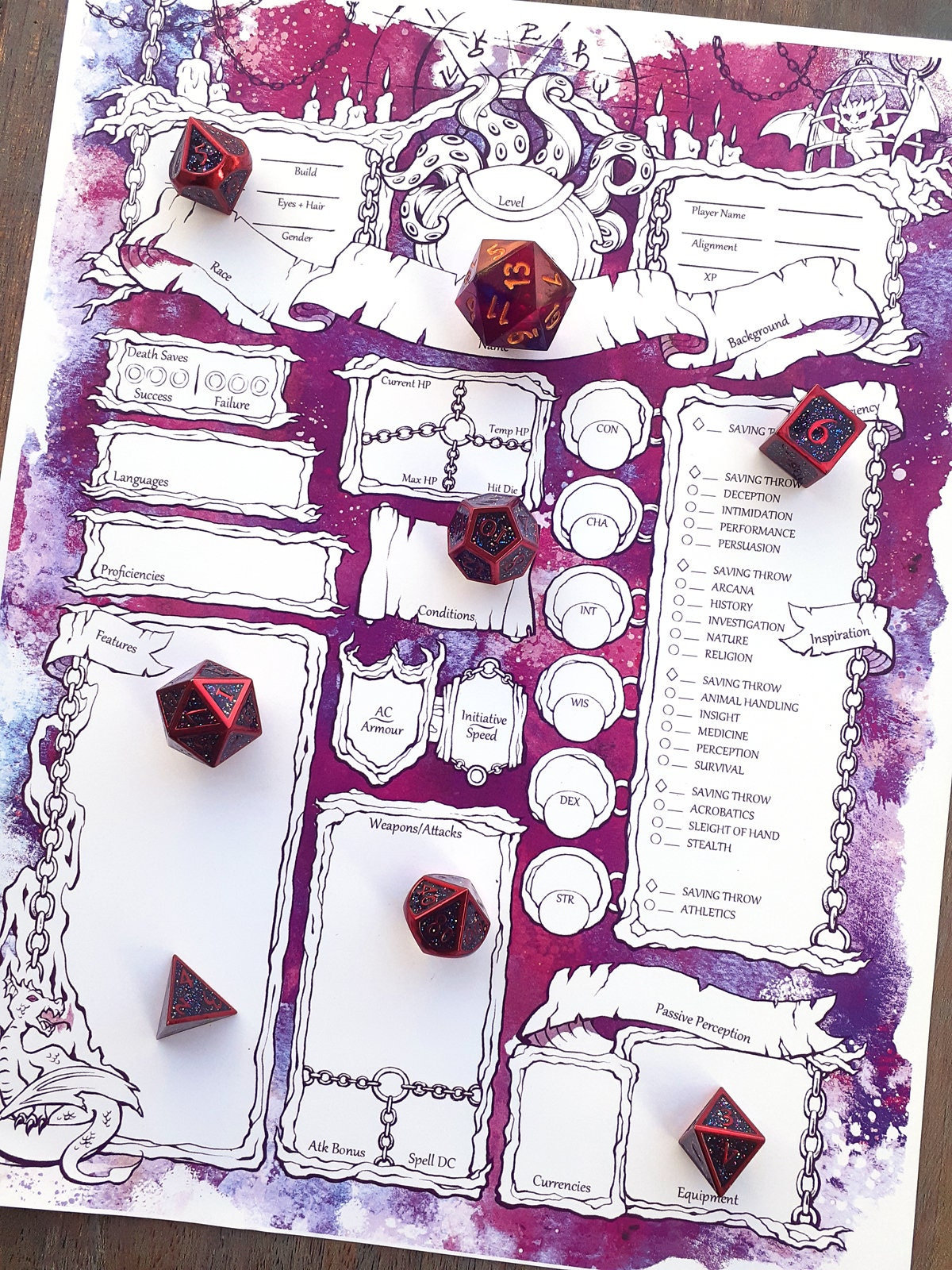 Otherworldly Character Sheets - D&D 5e