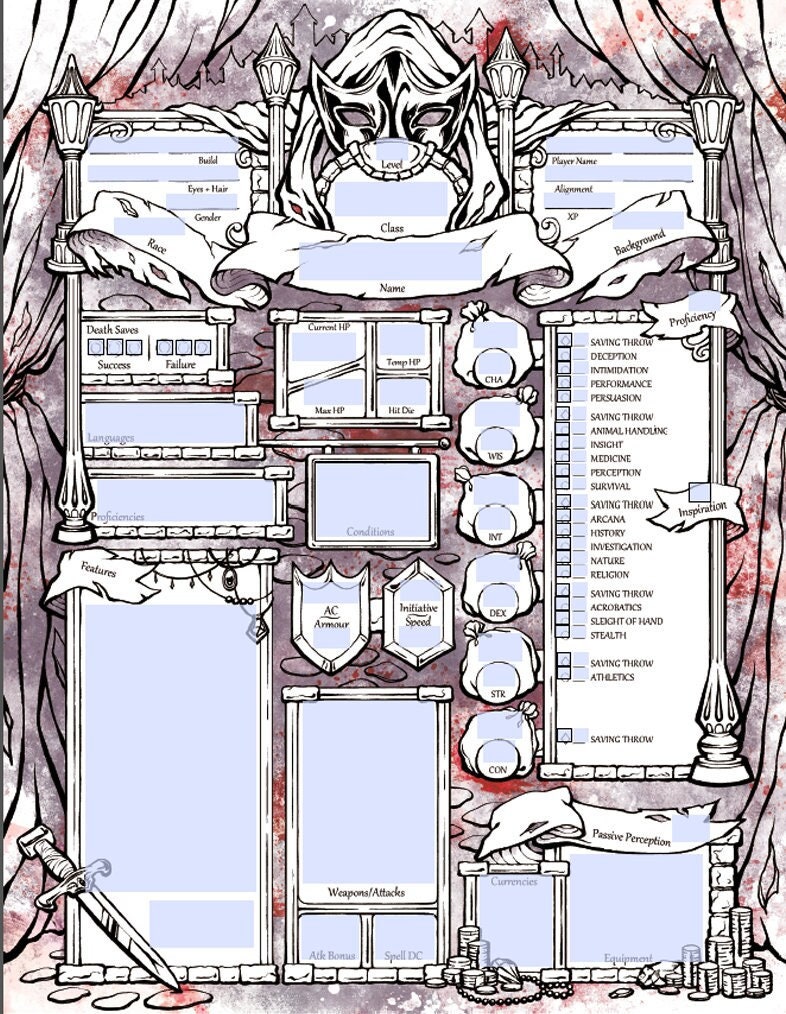 Vampire The Masquerade Character Sheet Pdf - Fill Online, Printable,  Fillable, Blank