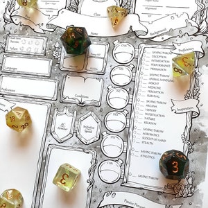 Form-Fillable Everbrew Character Sheets image 9