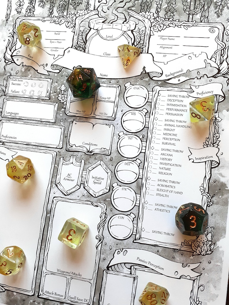 Form-Fillable Everbrew Character Sheets image 9