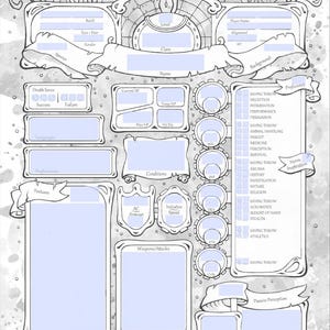 Form-fillable Clockwork Character Sheets - Etsy