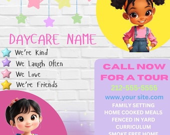 Daycare Flyer (editable)