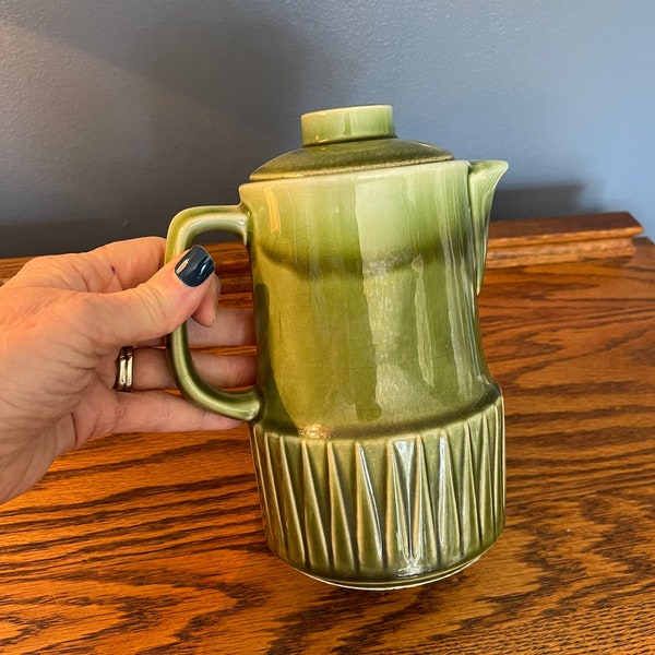 Avocado Green Tea Pot - Coffee Pot - Decorative Pot - Retro