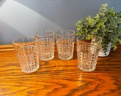 Vintage Westmoreland Clear Hobnail Drinking Glasses