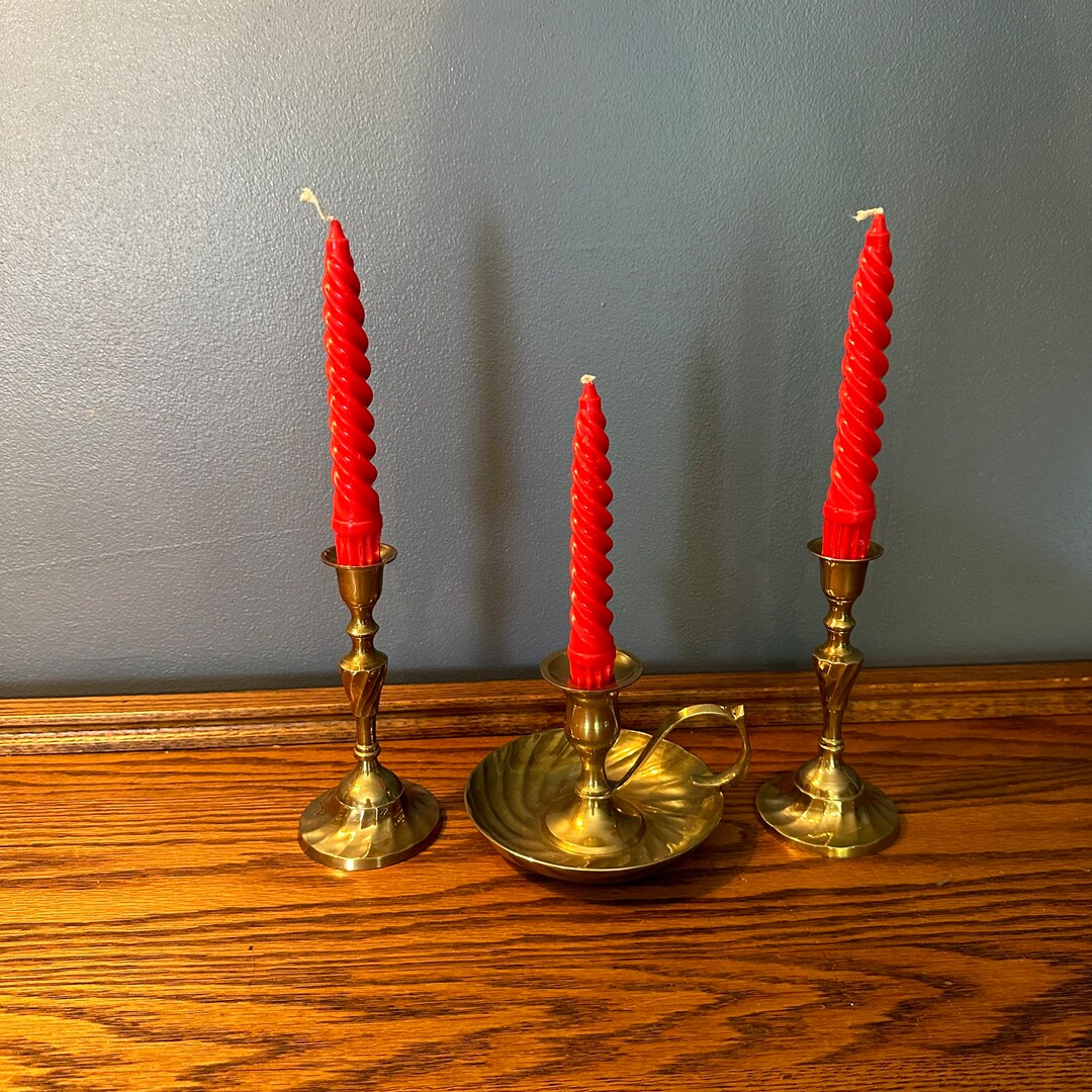 Antique Brass Candle Holders Made In India