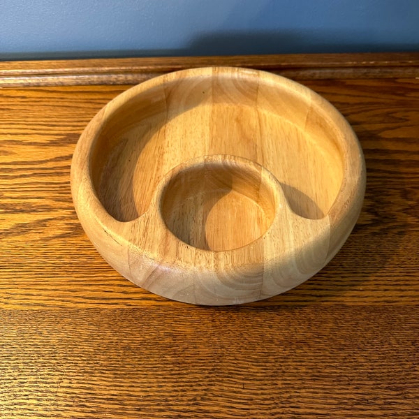 Wood Chip and Dip Bowl Etsy