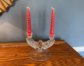 Double Candle Holder - Candelabra - Mid Century Candelabra