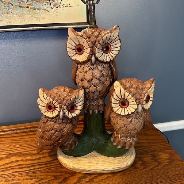 Owl Lamp - Etsy