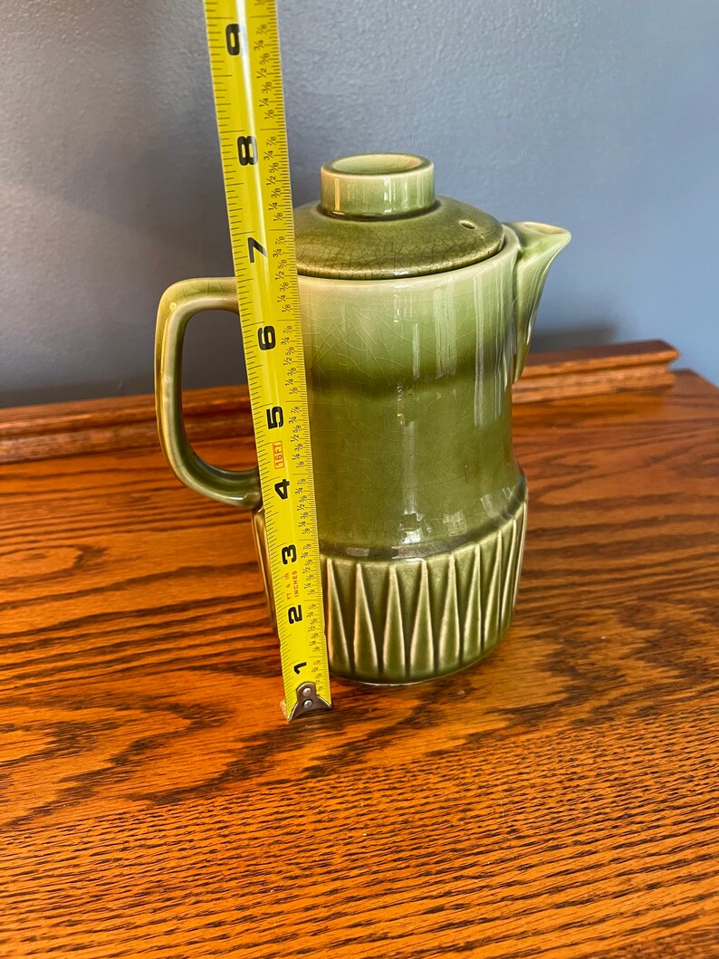 Avocado Green Tea Pot Coffee Pot Decorative Pot Retro Etsy