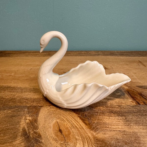 Lenox Small Swan Indoor Planter or Knick Knack - Swan Vase