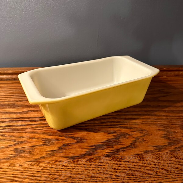 Vintage Yellow Pyrex Loaf Pan 813 - Pyrex Loaf Pan 1123