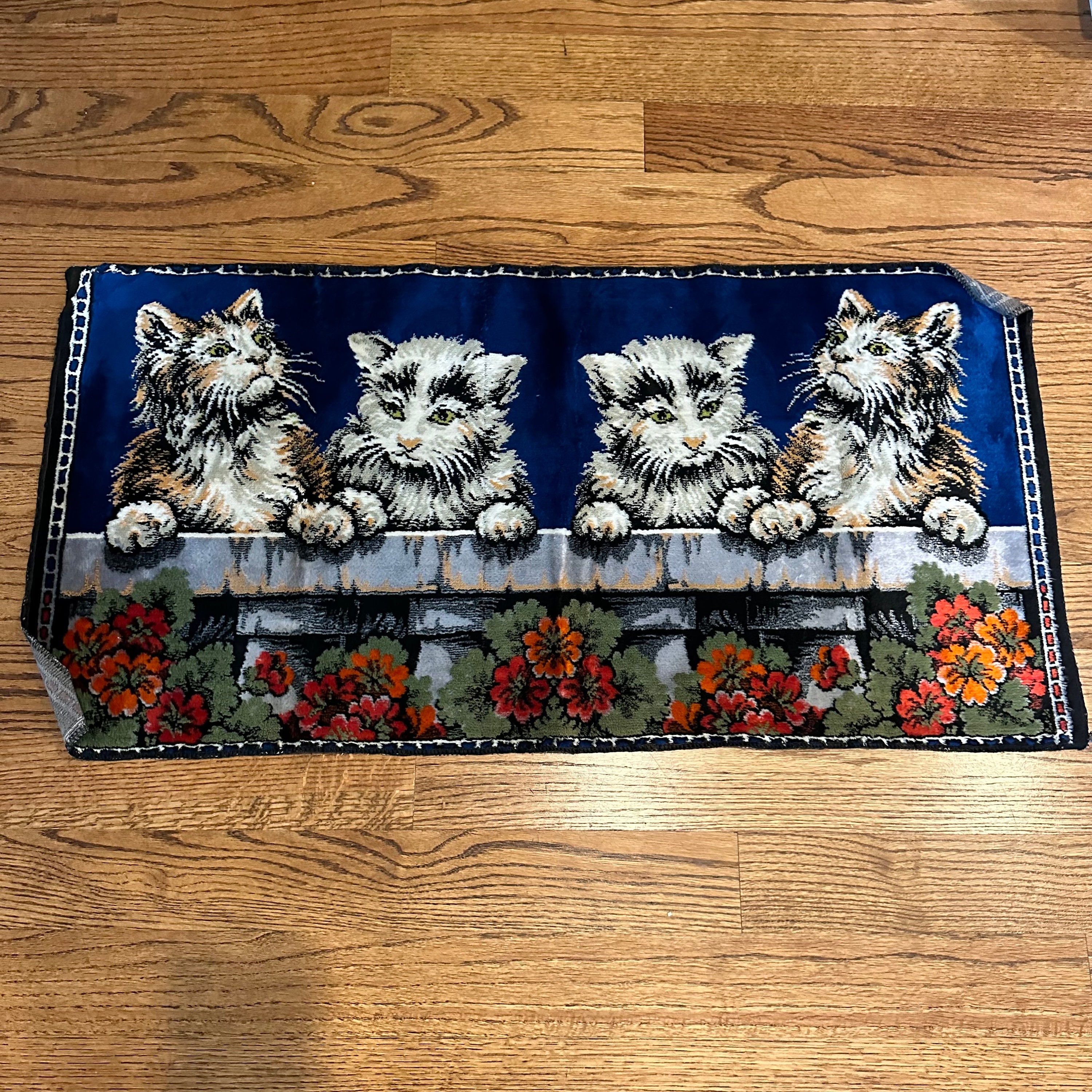 Mid Century Cat Tapestry or Wall Hanging Etsy