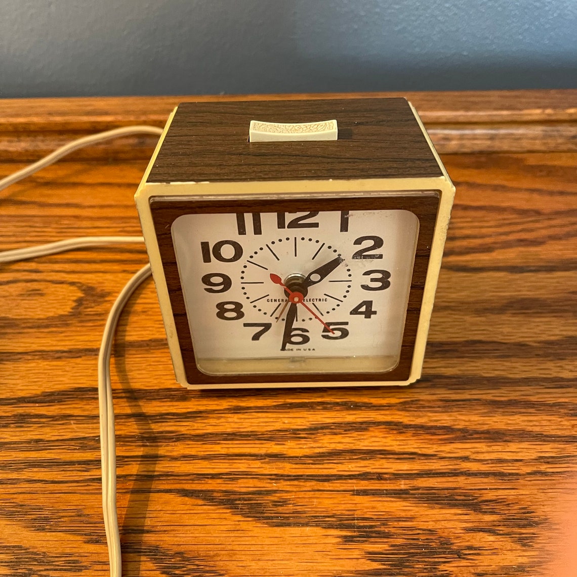 General Electric Alarm Clock Mid Century Alarm Clock Etsy