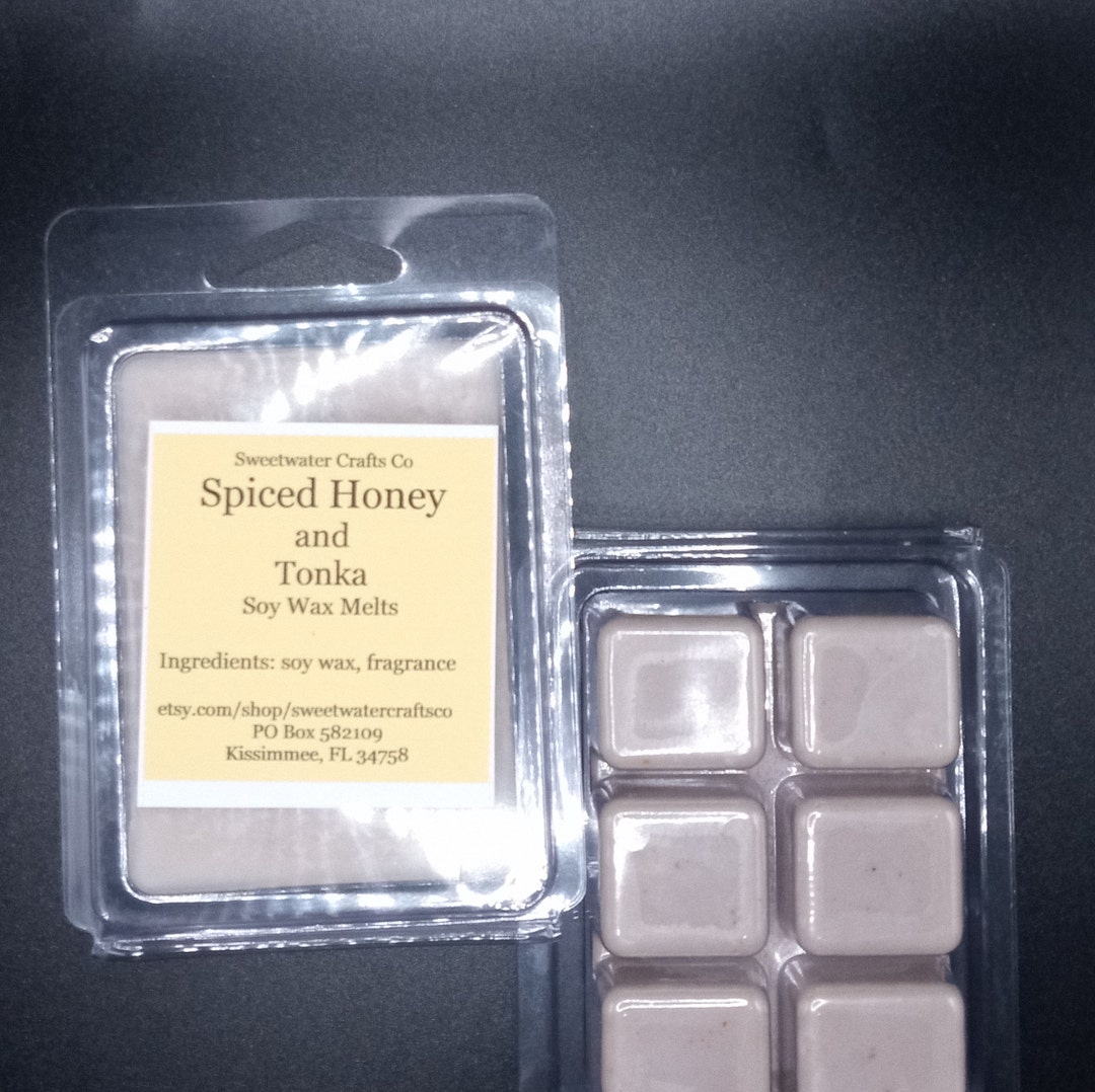 Spiced Honey and Tonka Soy Wax Melts Candle Melts Candle Etsy