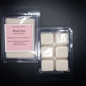 Black Sea Soy Wax Melt, Kerzen schmelzen, Masculine Kerze, Unisex-Kerze