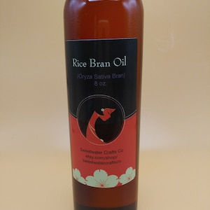 Rice Bran Oil, Non-GMO, 100% Pure
