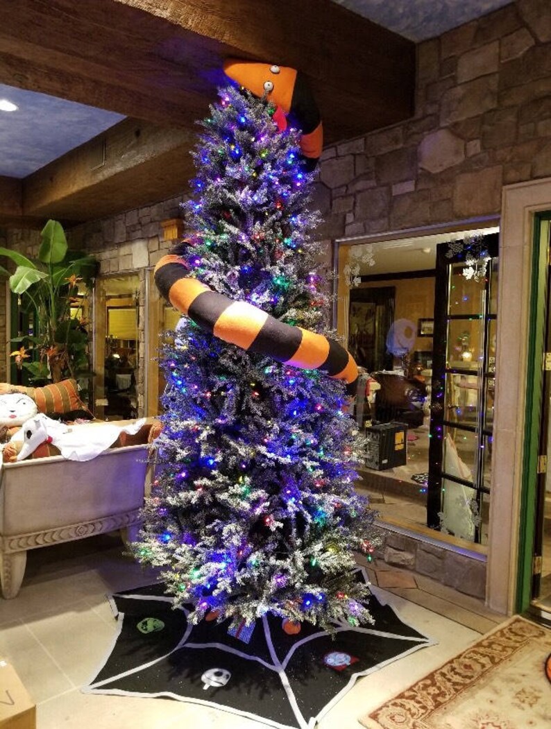 Tree Eating Snake Nightmare Before Christmas Etsy
