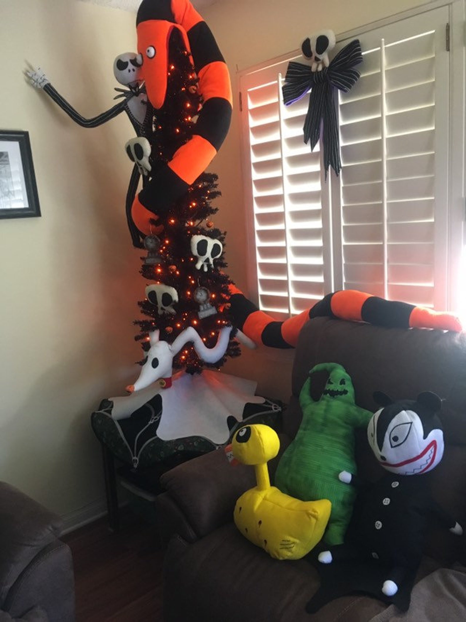 Zero Tree Skirt Nightmare Before Christmas Etsy