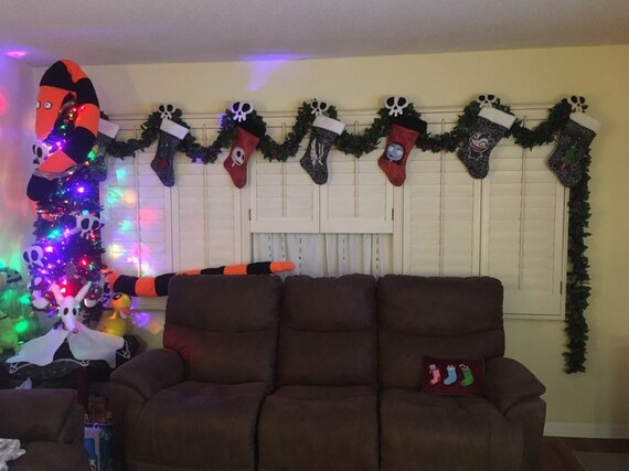 Tree Eating Snake Nightmare Before Christmas Etsy