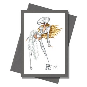 Greeting Cards, Fashion Greeting Cards, Handmade Greeting Cards, Fashionista Greeting Cards, Glittery Greeting Cards, Blank Cards