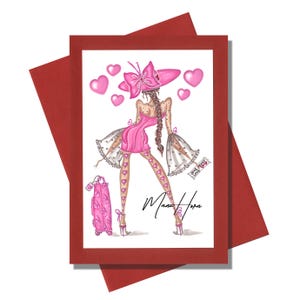 Wenskaarten, modewenskaarten, handgemaakte wenskaarten, fashionista-wenskaarten, Best Friends-wenskaarten, blanco kaarten