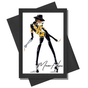 Greeting Cards, Fashion Greeting Cards, Handmade Greeting Cards, Fashionista Greeting Cards, Glittery Greeting Cards, Blank Cards