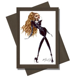 Greeting Cards, Handmade Greeting Cards, Fashion Greeting Cards, Glittery Greeting Cards, Fashionista Greeting Cards, Blank Cards