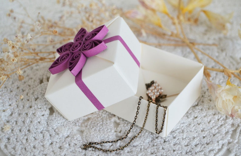 Gift Box Set Empty Gift Boxes Four Jewelry Gift Boxes With Etsy