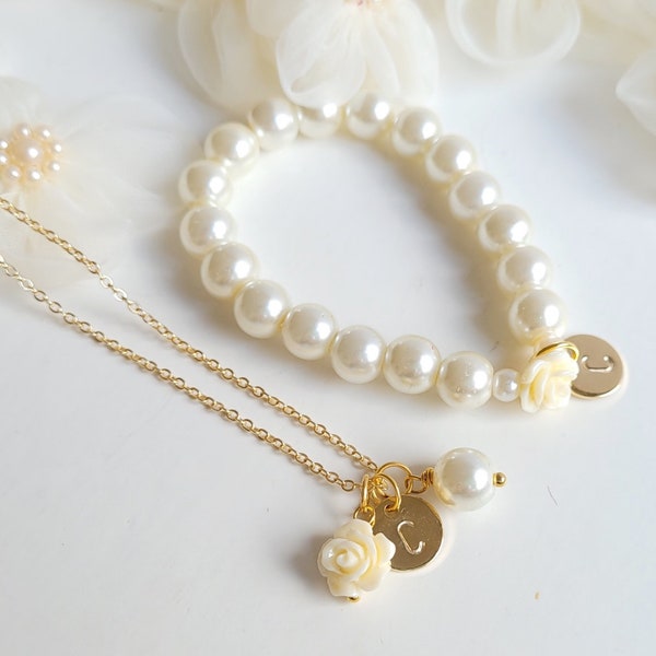 Ivory Pearl Necklace - Etsy