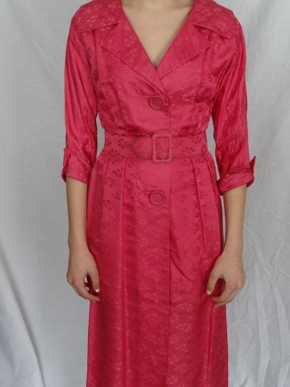DRESS SALE / 1950s 60s Dress / Pink 