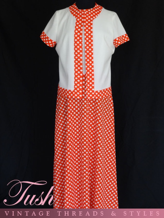 DRESS SALE!!! / 1960s 70s Dress & Jacket Set / Re… - image 1